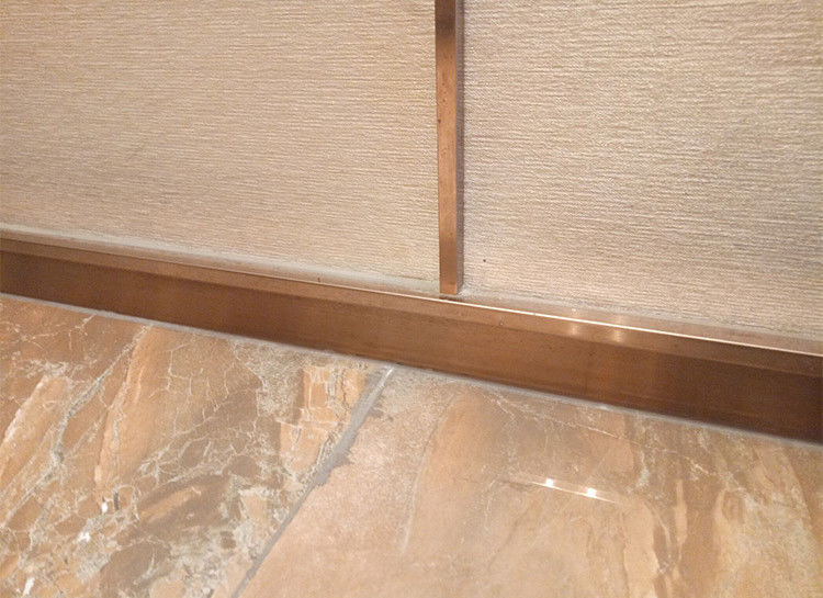 Ανοξείδωτο Baseboard Waterpoof πινάκων ανοξείδωτου περιζώνοντας