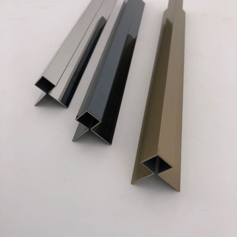 Διακοσμητικές λουρίδες 2.0mm χάλυβα Sqstainless καθρεφτών τετραγωνική περιποίηση ακρών κεραμιδιών